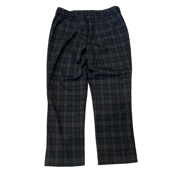 Wit & Wisdom 'ab'solution Plaid Mid Rise Crop Pant Size 10 - Picture 3 of 8
